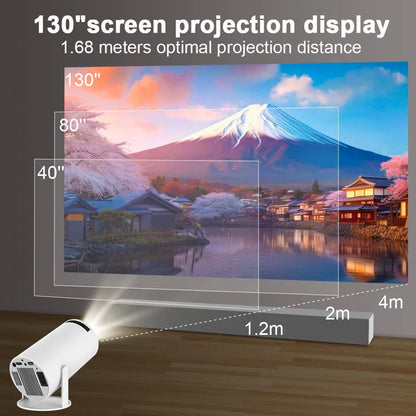 3.3 meters screen projection display xsprojector